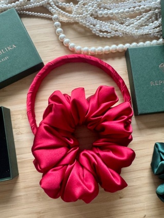 Jedwabna scrunchie SILK