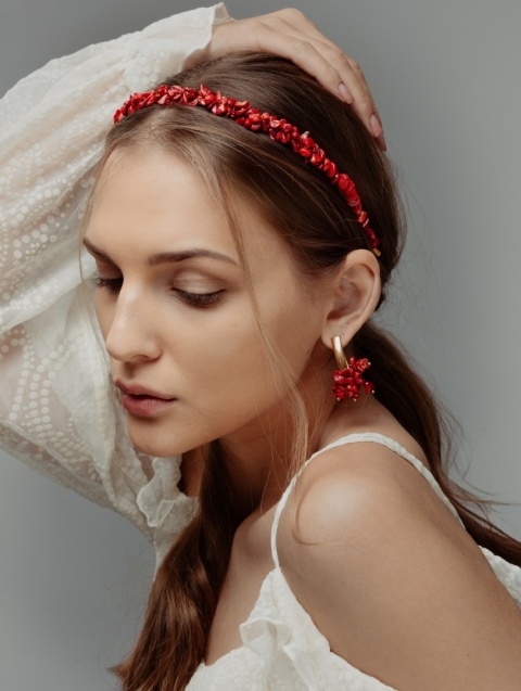 Kolczyki Coral Drops