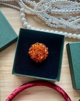 Broszka AMBER VINTAGE