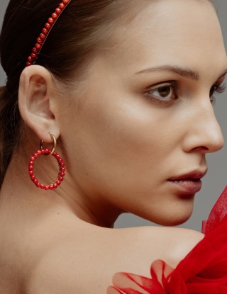 Kolczyki Coral Classic