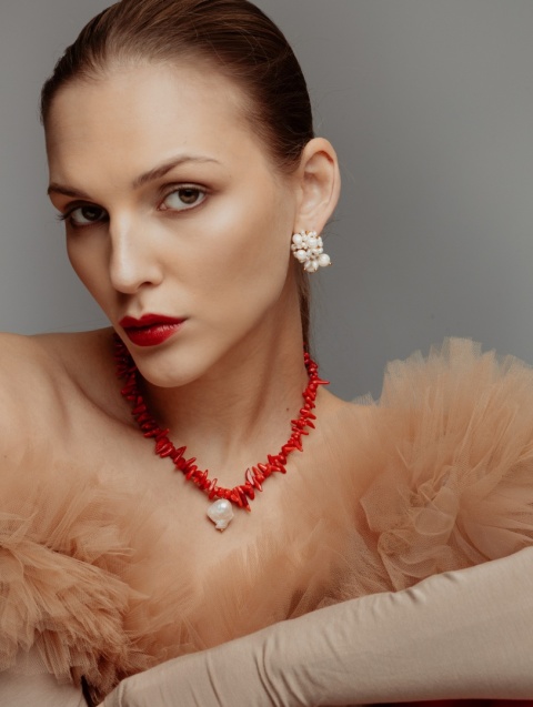 Kolczyki Pearls Blossom