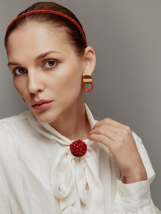 Broszka Red Spirit Brooch