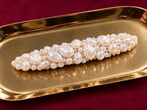 Baltic Pearl Clip – spinka z naturalnych pereł